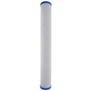 tier1 1 micron 20 inch x 2.5 inch | carbon and polyphosphate whole house water softening filter replacement cartridge, home water filter