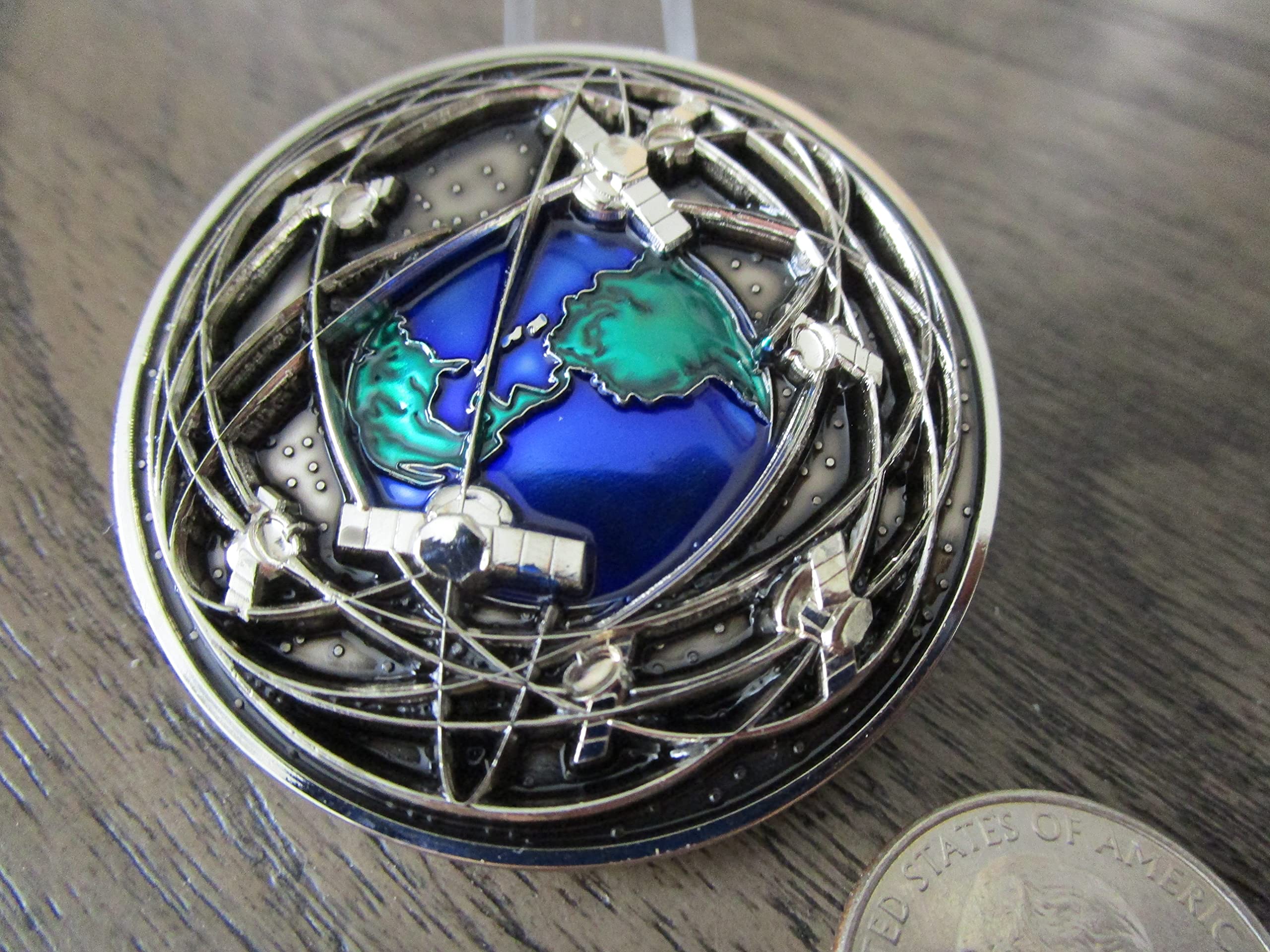 Oneworldtreasures Department of Defense NGA National Geospatial Intelligence Agency Challenge Coin.