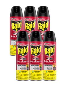 raid ant & roach killer lemon scent 17.5 ounce (pack of 6)