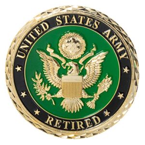 united states army retired served with pride challenge coin