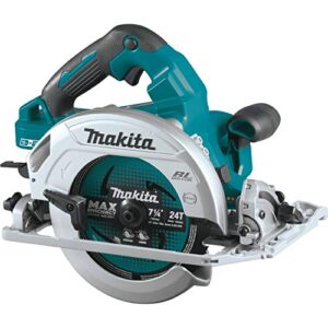 makita xsh08z 18v x2 lxt lithium-ion (36v) brushless cordless 7-1/4” circular saw with guide rail compatible base, tool only