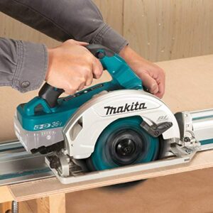 Makita XSH08Z 18V x2 LXT Lithium-Ion (36V) Brushless Cordless 7-1/4” Circular Saw with Guide Rail Compatible Base, Tool Only