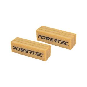 powertec 71424 abrasive cleaning stick for sanding belts & discs | natural rubber eraser - woodworking shop tools for sanding perfection