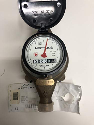 3/4 x 3/4 T-10 Water Meter Direct Read Gallon