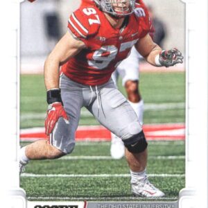 2019 Score Football #360 Nick Bosa Ohio State Buckeyes Rookie RC Official NFL Trading Card made by Panini