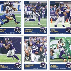 2019 Panini Score Football Veteran Minnesota Vikings Team Set of 10 Cards: Kirk Cousins(#233), Latavius Murray(#234), Dalvin Cook(#235), Adam Thielen(#236), Harrison Smith(#237), Kyle Rudolph(#238), Stefon Diggs(#239), Danielle Hunter(#240), Laquon Treadw