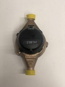 badger 3/4 x3/4 m35 water meter frb direct read gallon