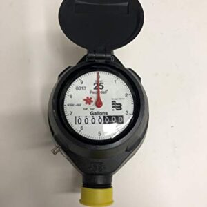 Badger 5/8x3/4 M25 Poly Water Meter Direct Read Gallon