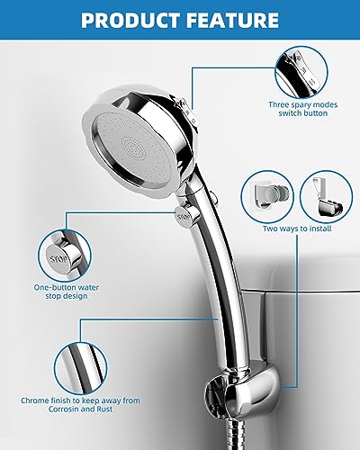 Sink Hose Dog Shower Sprayer Attachment, Female Aerator and Hand Spray Faucet Attachment with 90 Inch Shower Hose, Pet Bath Spray, Dog Shower, Hair Washing for Utility Room, Bathroom, Laundry Tub