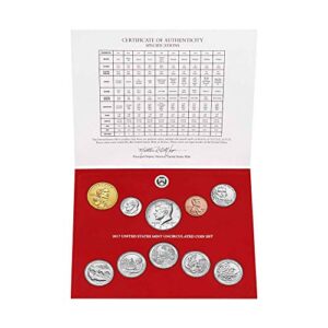 2017 P&D US Mint 20-Coin Uncirculated Mint Set Original Government Packaging/COA Dollars, half, quarters, nickel, penny US Mint Brilliant Uncirculated