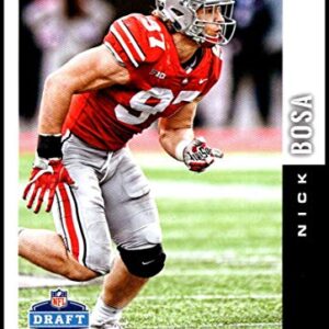 2019 Score Football NFL Draft #4 Nick Bosa Ohio State Buckeyes Official RC Rookie Card made by Panini