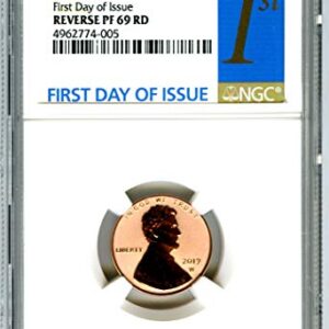 2019 W US MINT Lincoln Union Shield REVERSE PROOF FIRST DAY OF ISSUE Special Release Penny Cent PF69 RD NGC