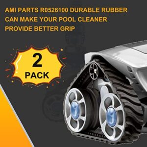 AMI PARTS R0526100 MX8 MX6 Swimming Pool Cleaner Replacement Tire Track Wheel Fits for Baracuda Pool Cleaners(2pcs)