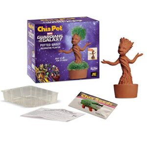 Chia Potted Groot Decorative Pottery Planter, Easy to Do and Fun to Grow, Novelty Gift, Guardians