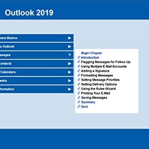 Professor Teaches Office 2019 - Interactive Training for Word, Excel, PowerPoint, Outlook, Access, Publisher & More! - CD/DVD