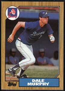 baseball mlb 1987 topps #490 dale murphy nm-mt braves