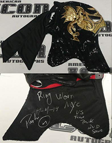 Pentagon Jr Signed Ring Worn Used Mask BAS Beckett COA Impact vs RVD + Autograph - Autographed Wrestling Miscellaneous Items