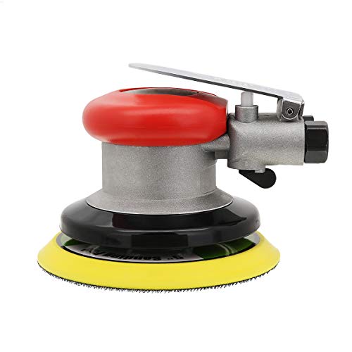 Valianto 5'' Air Random Orbital Palm Sander, Dual Action Professional Pneumatic Sander with Speed Regulation