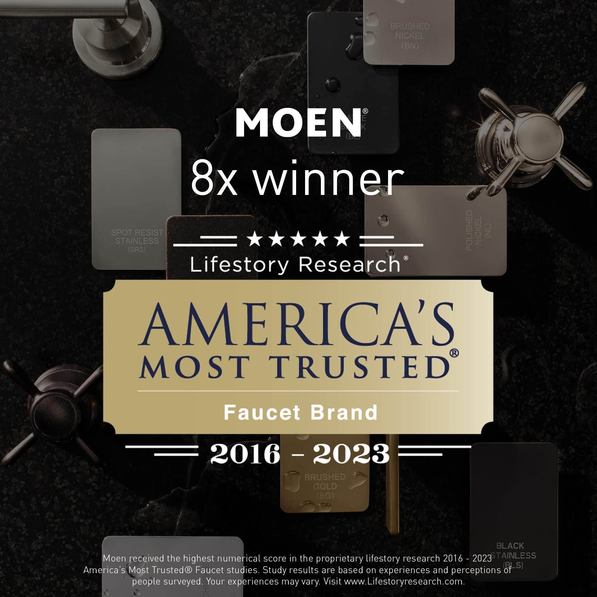 Moen Posi-Temp Pressure Balancing Valve with Built-In 3-Function Transfer Valve for Double Handle Trim Setups, 1/2” CC/IPS Connections, 2551