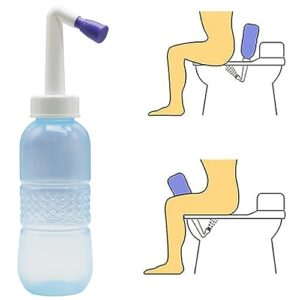 portable handheld personal hygiene refresher toilet butt cleaner travel bidet spray bottle for home 450ml