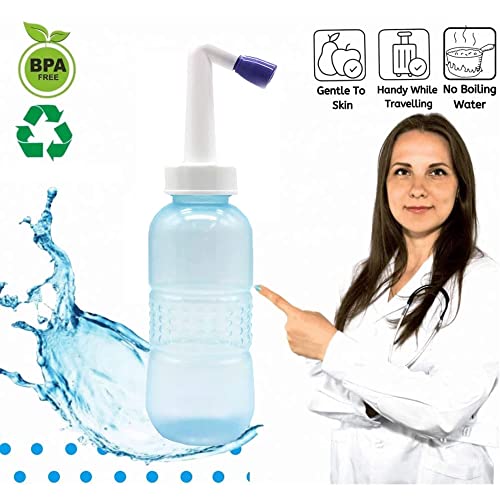 Portable Handheld Personal Hygiene Refresher Toilet Butt Cleaner Travel Bidet Spray Bottle for Home 450ml