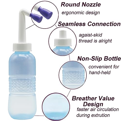 Portable Handheld Personal Hygiene Refresher Toilet Butt Cleaner Travel Bidet Spray Bottle for Home 450ml