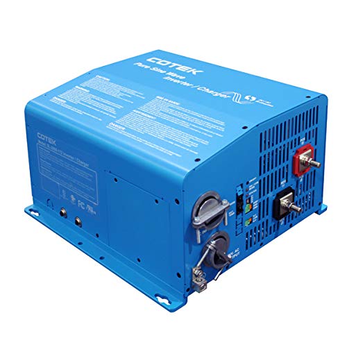 Cotek SL-2000-112 Low Frequency Pure Sine Wave Bidirectional Inverter/Charger with Transfer Switch 120VAC 12VDC 2000W