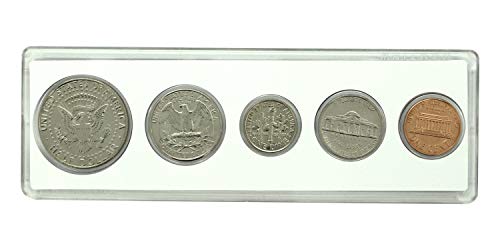 1997-5 Coin Birth Year Set in American Flag Holder Uncirculated