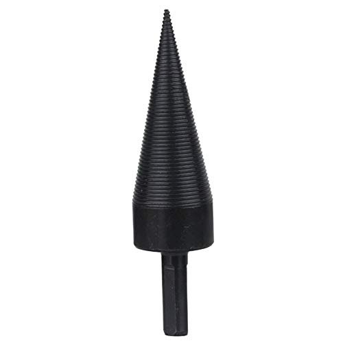 Wood Splitter Drill Bit, zosenda Heavy Duty Log Splitter Screw Cone, High Speed Firewood Twist Drill bit, Screw Splitting Bit Wood Breaker Wedge Drilling Woodworking Tool (38mm)