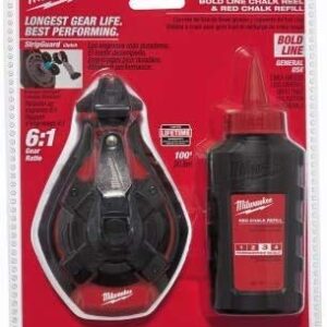 Milwaukee Tool 48-22-3986 Bold Line Chalk Reel (3-Pack)