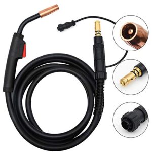 Lincoln Mig Welding Gun 100Amp 10Ft Welding Torch Stinger Replacement for Lincoln Magnum 100L (K530-6) fit 0.024"-0.031" Wire (Lincoln 100Amp 10Ft)