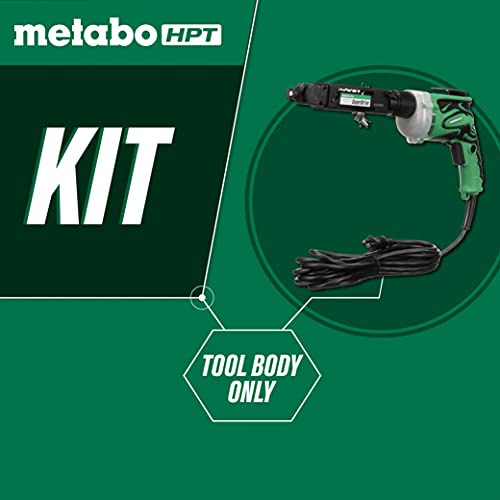 Metabo HPT SuperDrive Collated Screwdriver | 24.6 Ft Power Cord | 6.6 Amp Motor | W6V4SD2