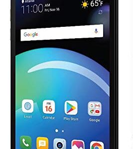 LG Phoenix 4 AT&T Prepaid Smartphone with 16GB, 4G LTE, Android 7.1 OS, 8MP + 5MP Cameras - Black