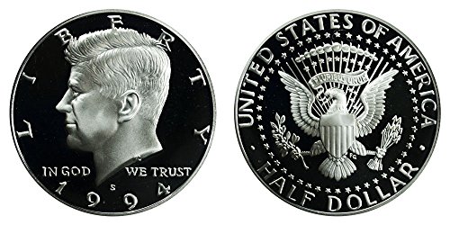 1994 S Clad Kennedy Half Dollar US Mint Proof