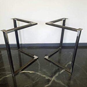 Metal Table Legs, Triangular Style - Any Size and Color