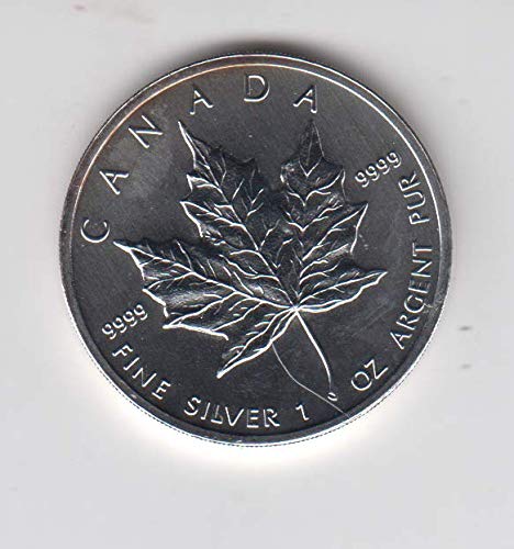2012 CA Canada 1 Oz. Silver Maple Leaf Coin $5 Uncirculated