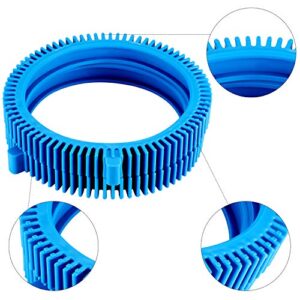 2 Pieces 896584000-143 Blue Front Tire Kit, Front Tires with Hump Replacement for Pool Cleaners 2X, 4X, Pressure - Concrete Pool