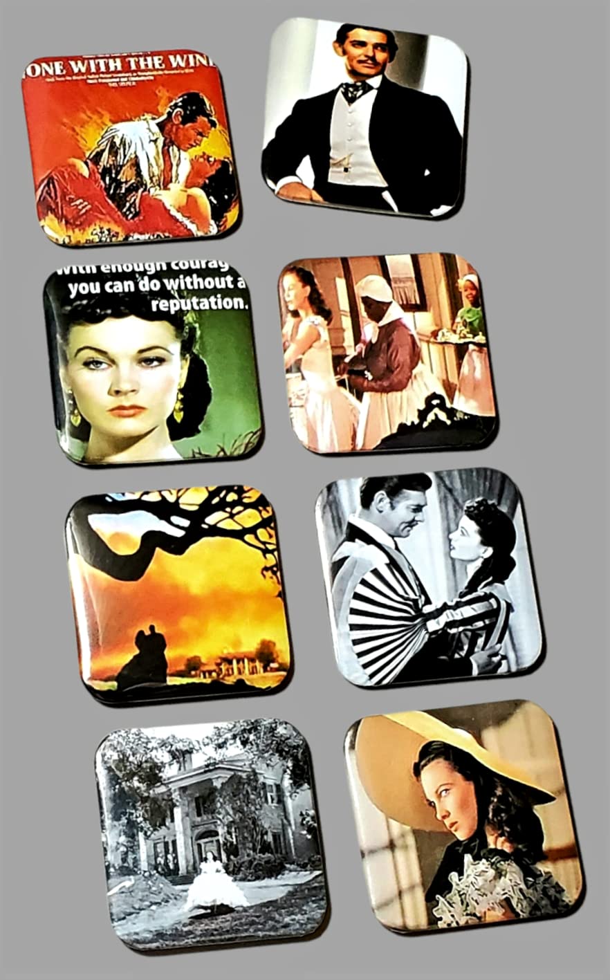 Gone With The Wind Fridge Magnets Scarlett O'Hara Rhett Butler Movie Fan Birthday Gifts