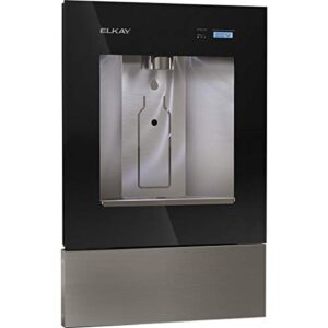 elkay lbwd00bkc ezh2o liv built-in filtered water dispenser, non-refrigerated, midnight