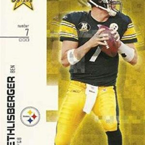 2007 Leaf Rookies and Stars #74 Ben Roethlisberger Steelers NFL Football Card NM-MT