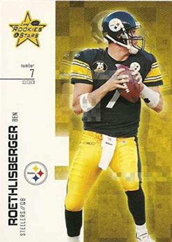 2007 Leaf Rookies and Stars #74 Ben Roethlisberger Steelers NFL Football Card NM-MT