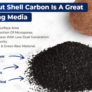 10 Lbs Bulk Water Filter/Air Filter Refill Coconut Shell Granular Activated Carbon Charcoal