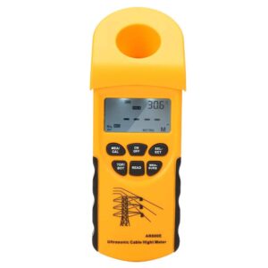 Ultrasonic Cable Height Meter Smart Sensor AR600E LCD Display 6 Cables 3-23m Measurement Ultrasonic Cable Height Meter Height Measuring Instruments