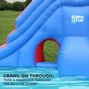 SUNNY & FUN Slide ‘N Spray Inflatable Water Slide Park