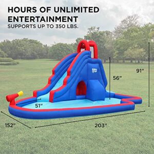 SUNNY & FUN Slide ‘N Spray Inflatable Water Slide Park