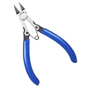 igan-330 wire flush cutters, electronic model sprue clippers, ultra sharp and precision cr-v side nippers, ideal for clean cut and precision cutting needs