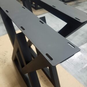 Metal Table Legs, Diamond Style - Any Size and Color