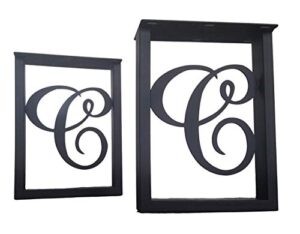 metal table legs, rectangular monogram style - any size and color