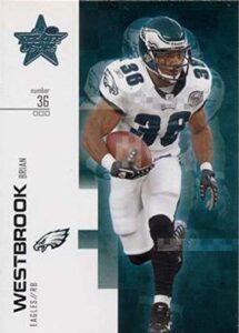 2007 leaf rookies and stars #9 brian westbrook eagles nfl football card nm-mt