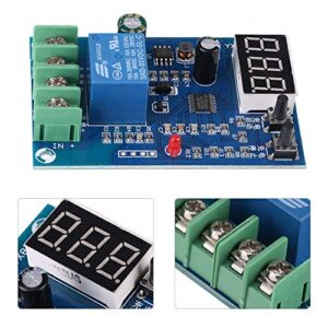 Battery Charging Controller Module, 6-60V 10A Lithium Battery Charging Control Module Board Automatic Charger Power Source Switch for Car Generators, Solar Power, Wind Turbines